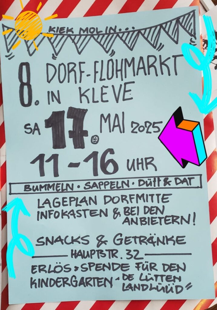 Dorf-Flohmarkt Kleve am 17.05.2025